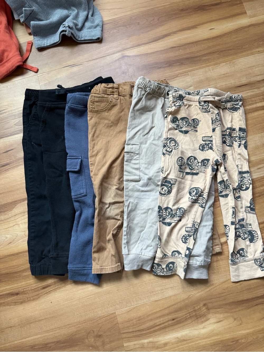 Kids Neutral & Tan Cargo Joggers - Pack of Assorted Colors